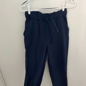 High waisted blue lulu joggers